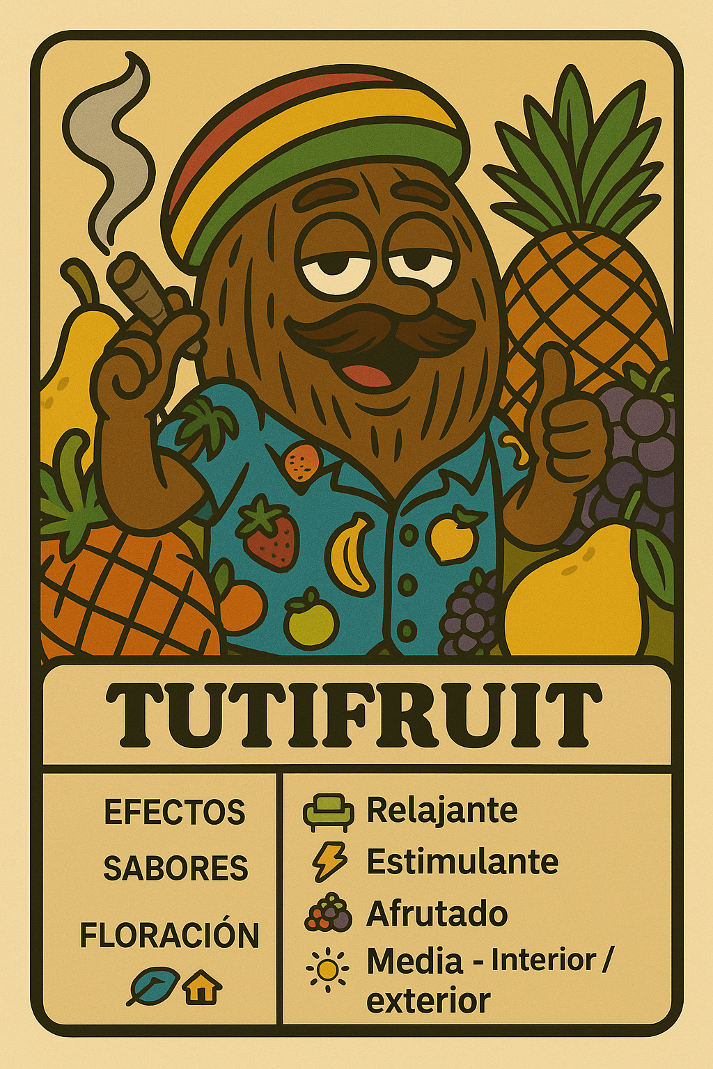 Semillas Tutifruit con sabor afrutado intenso y efecto social alegre