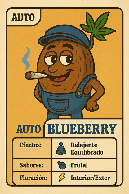 Semillas Auto Blueberry autoflorecientes – sabor afrutado y efecto relajante | semillasdemarihuanabaratas.com
