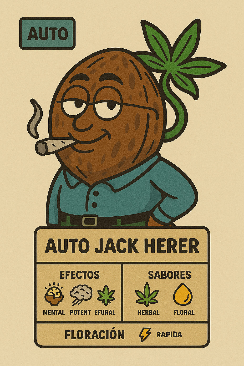 Semillas Auto Jack Herer autoflorecientes – sativa estimulante con sabor cítrico | semillasdemarihuanabaratas.com
