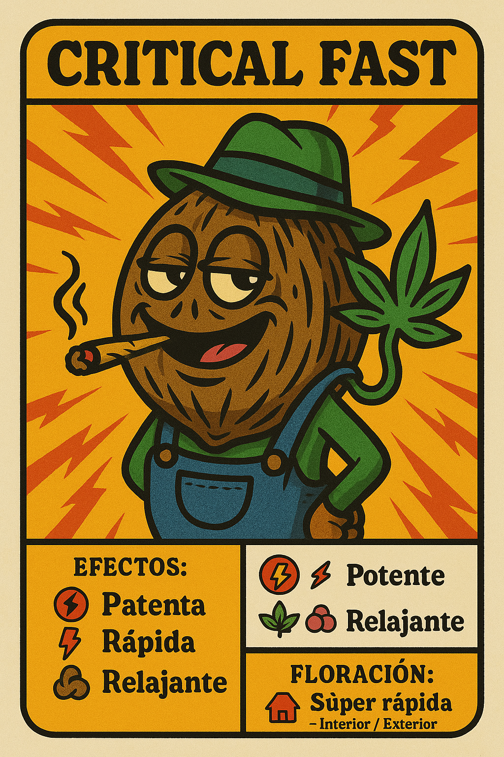 Semillas Critical Fast feminizadas – floración rápida, sabor dulce y efecto relajante | semillasdemarihuanabaratas.com
