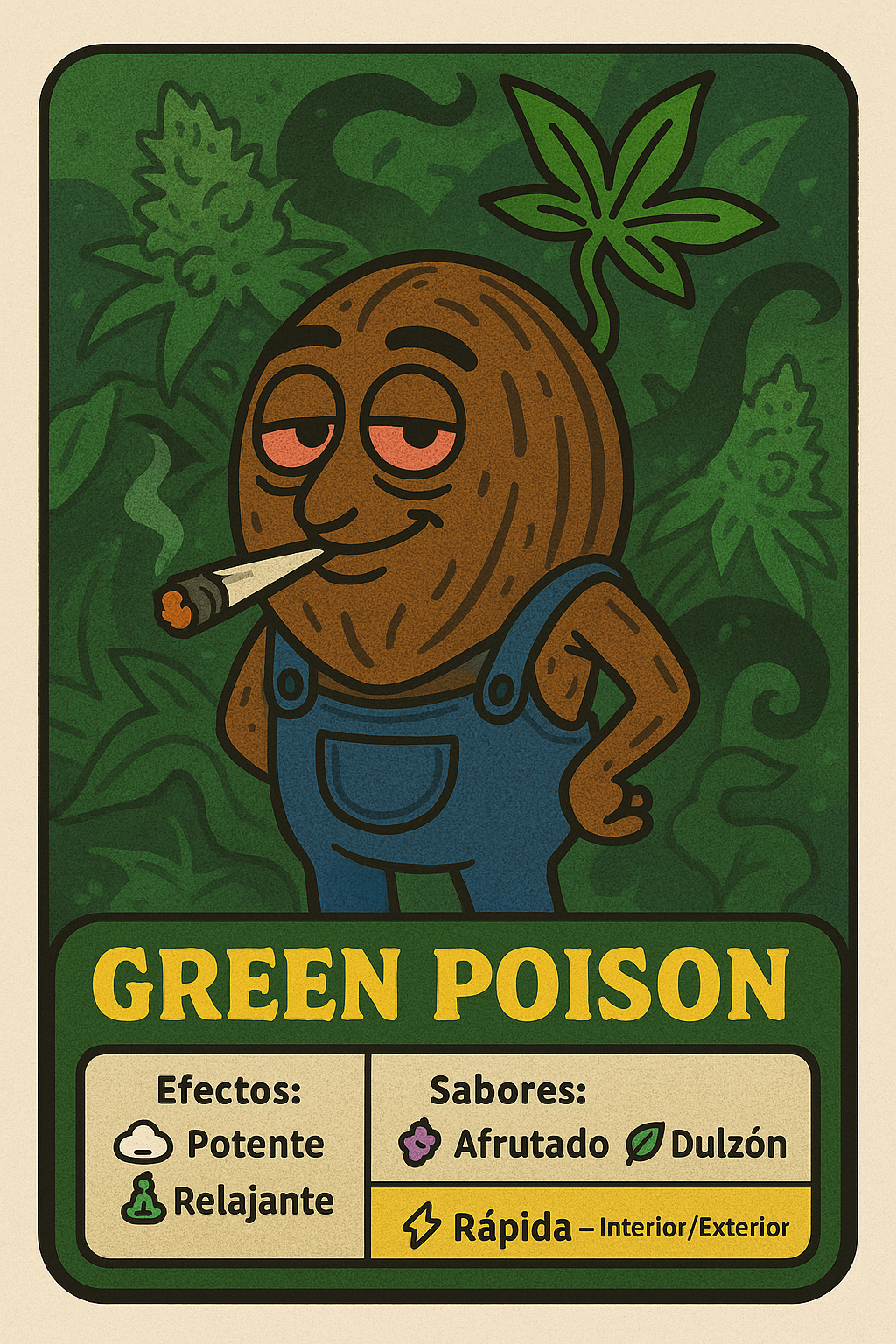 Semillas Green Poison feminizadas – rápida floración, gran producción y sabor dulce | semillasdemarihuanabaratas.com
