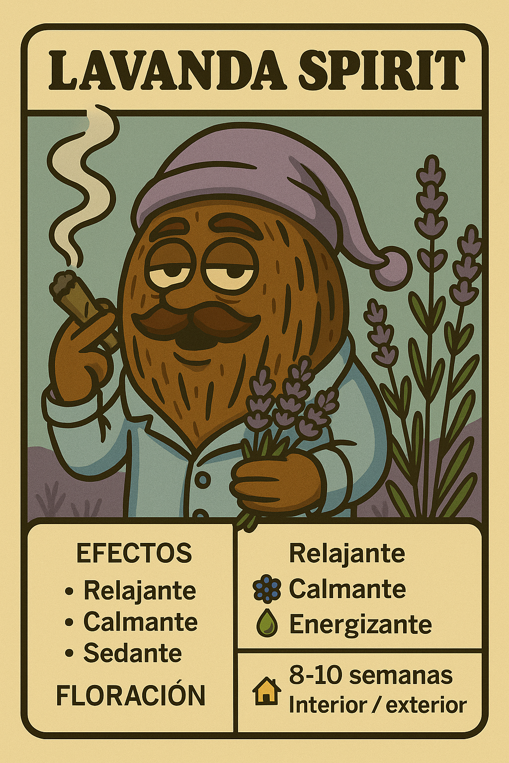 Semillas Lavanda Spirit con efecto relajante y aroma floral dulce