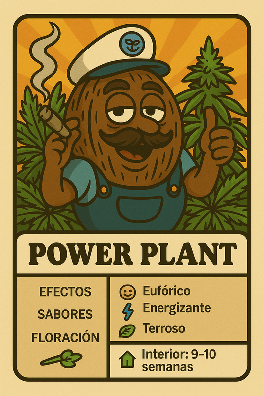 Semillas Power Plant con efecto energético y aroma cítrico especiado