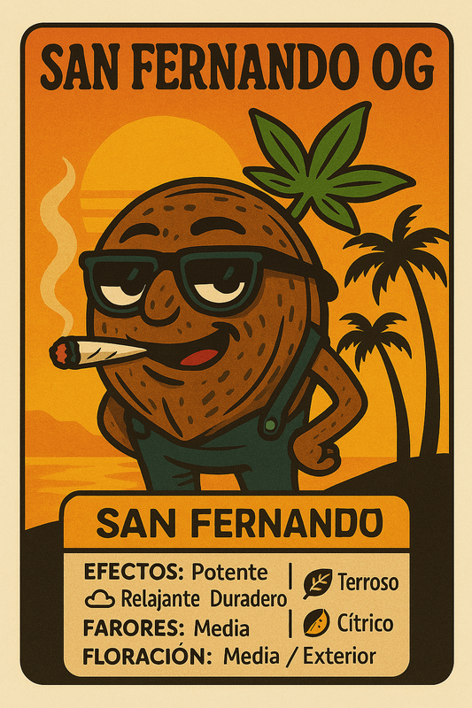 Semillas San Fernando OG feminizadas – genética potente con sabor a pino y limón | semillasdemarihuanabaratas.com
